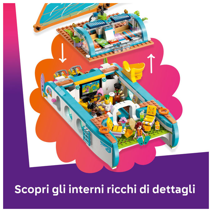 Lego Friends Avventura sul Catamarano Set costruzioni 42664