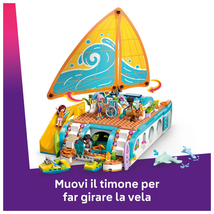Lego Friends Avventura sul Catamarano Set costruzioni 42664