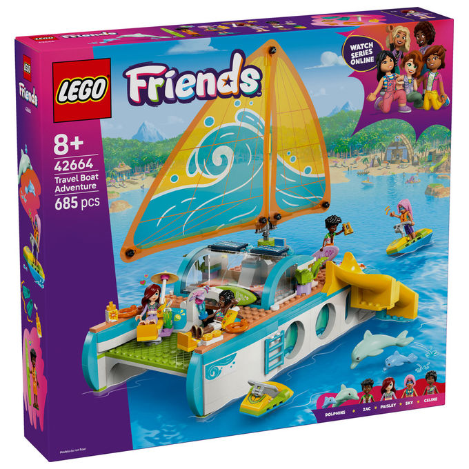 Lego Friends Avventura sul Catamarano Set costruzioni 42664