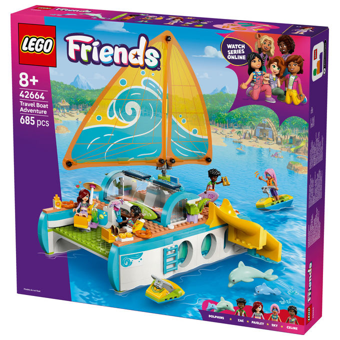 Lego Friends Avventura sul Catamarano Set costruzioni 42664