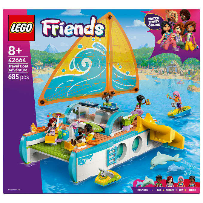 Lego Friends Avventura sul Catamarano Set costruzioni 42664