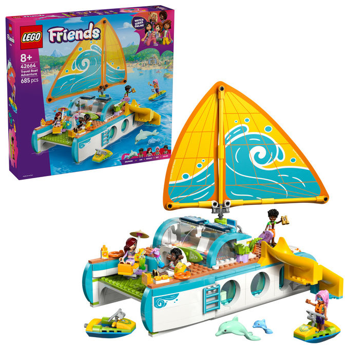 Lego Friends Avventura sul Catamarano Set costruzioni 42664