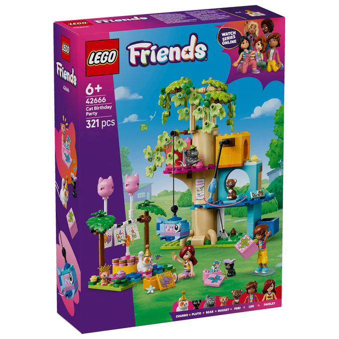 Lego Friends Festa Compleanno Felina e Casa sull'Albero