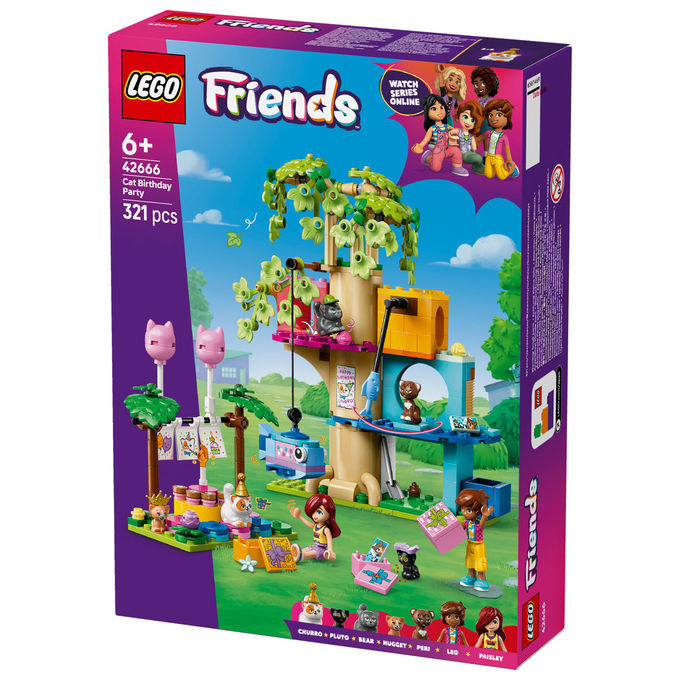 Lego Friends Festa Compleanno Felina e Casa sull'Albero