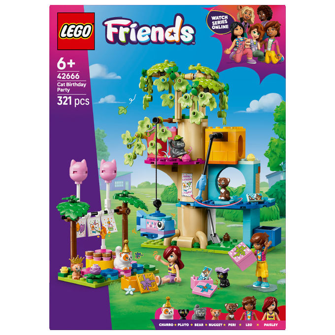 Lego Friends Festa Compleanno Felina e Casa sull'Albero