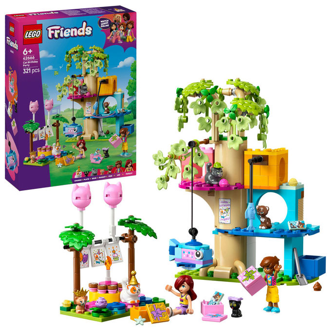 Lego Friends Festa Compleanno Felina e Casa sull'Albero