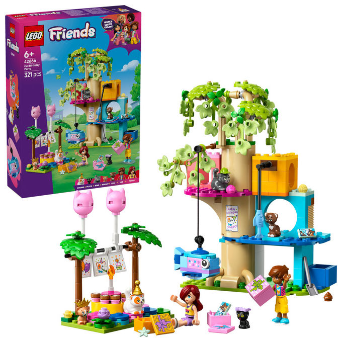 Lego Friends Festa Compleanno Felina e Casa sull'Albero