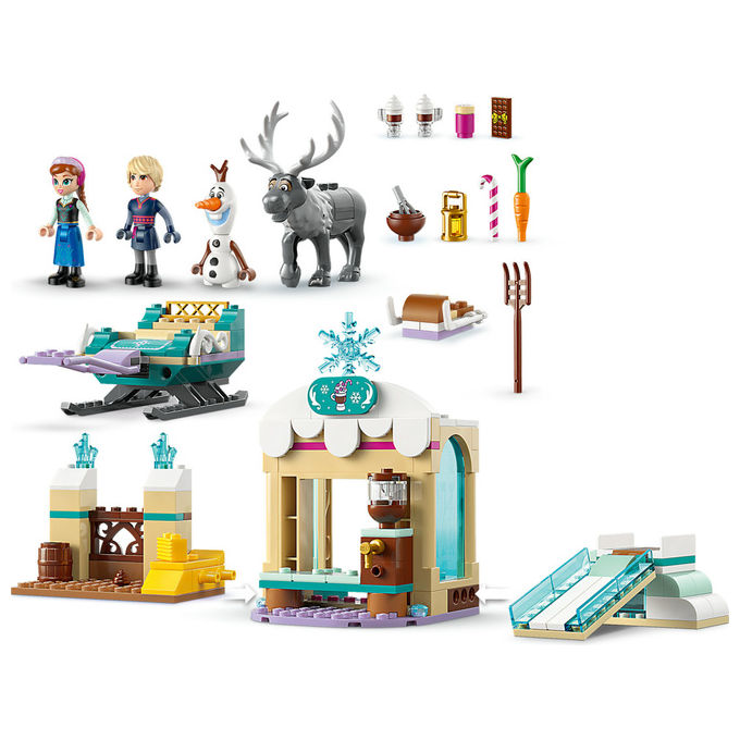 LEGO Avventura sulla Slitta di Anna Frozen 43256