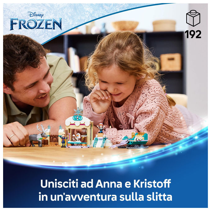 LEGO Avventura sulla Slitta di Anna Frozen 43256