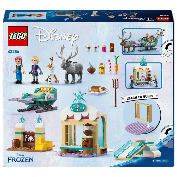 LEGO Avventura sulla Slitta di Anna Frozen 43256