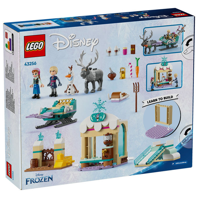 LEGO Avventura sulla Slitta di Anna Frozen 43256