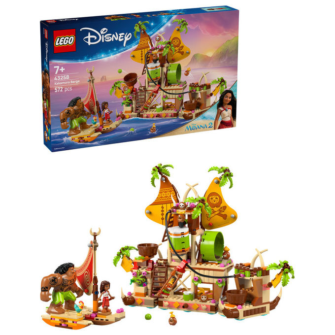 Lego Il Barcone dei Kakamora: Set Costruzioni Oceania con Vaiana e Maui