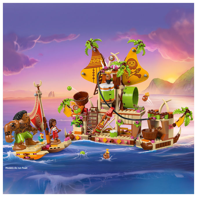 Lego Il Barcone dei Kakamora: Set Costruzioni Oceania con Vaiana e Maui