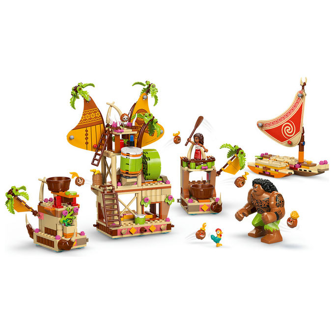 Lego Il Barcone dei Kakamora: Set Costruzioni Oceania con Vaiana e Maui