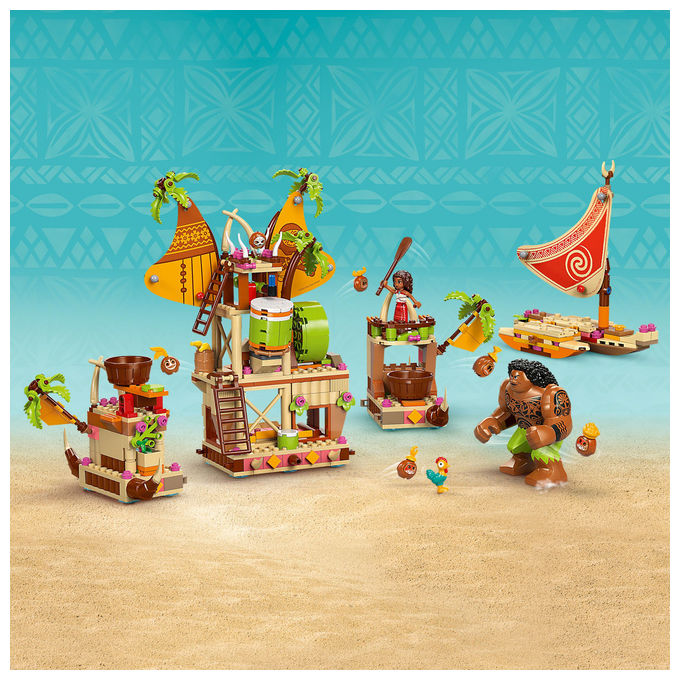 Lego Il Barcone dei Kakamora: Set Costruzioni Oceania con Vaiana e Maui