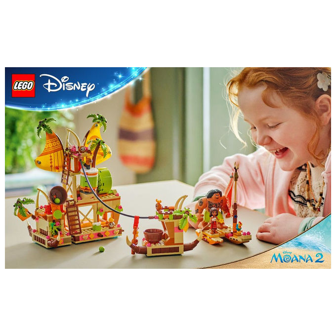 Lego Il Barcone dei Kakamora: Set Costruzioni Oceania con Vaiana e Maui