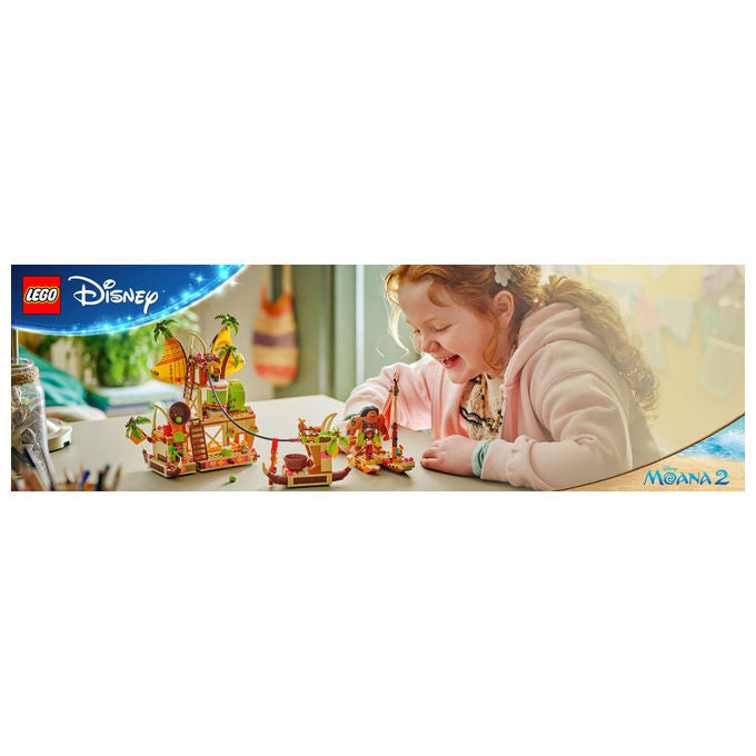 Lego Il Barcone dei Kakamora: Set Costruzioni Oceania con Vaiana e Maui