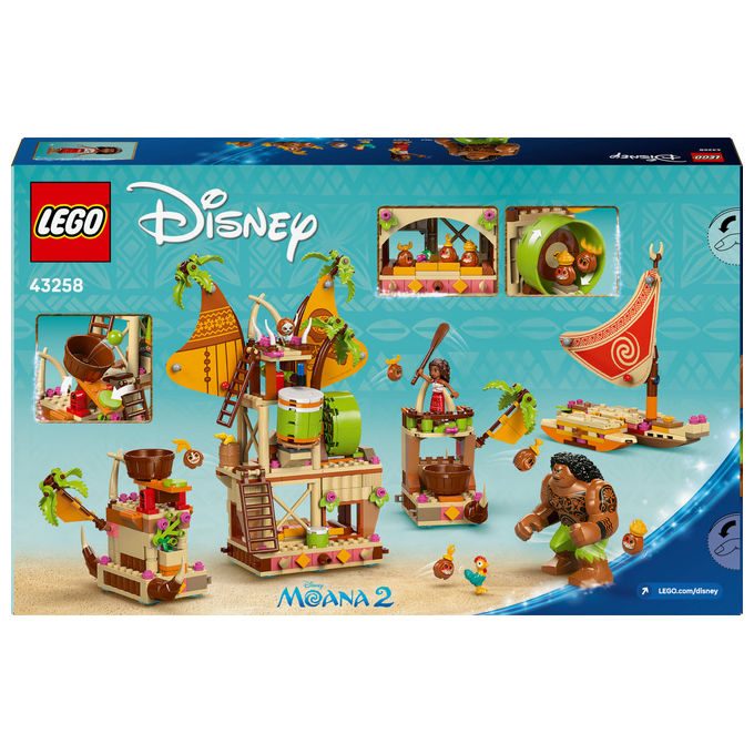 Lego Il Barcone dei Kakamora: Set Costruzioni Oceania con Vaiana e Maui