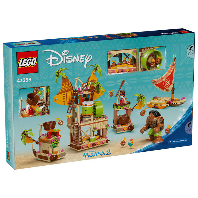 Lego Il Barcone dei Kakamora: Set Costruzioni Oceania con Vaiana e Maui