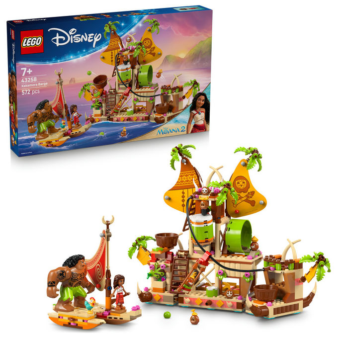 Lego Il Barcone dei Kakamora: Set Costruzioni Oceania con Vaiana e Maui