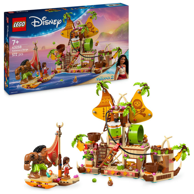 Lego Il Barcone dei Kakamora: Set Costruzioni Oceania con Vaiana e Maui