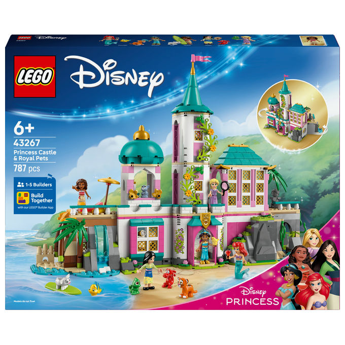 Lego Disney Castello della Principessa e Animali Reali