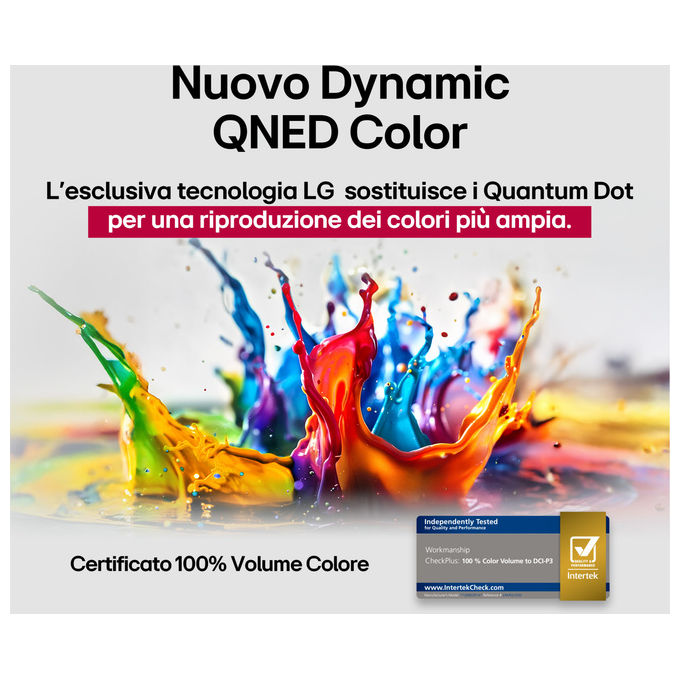 Tv LG QNED 50 pollici 4K HDR10 α7 Gen8 WebOS 25