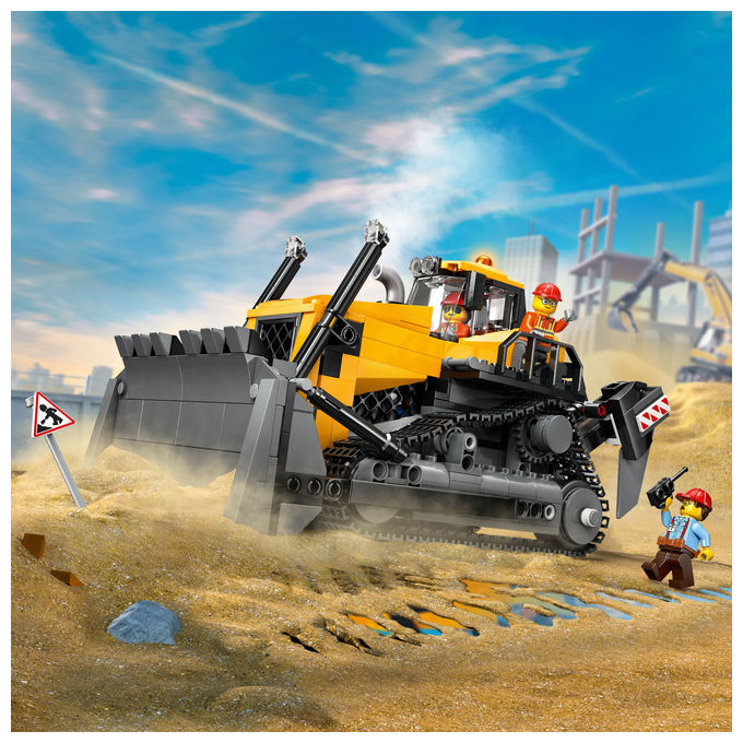 Lego City Bulldozer Giallo: Set Costruzioni per Bambini 60466