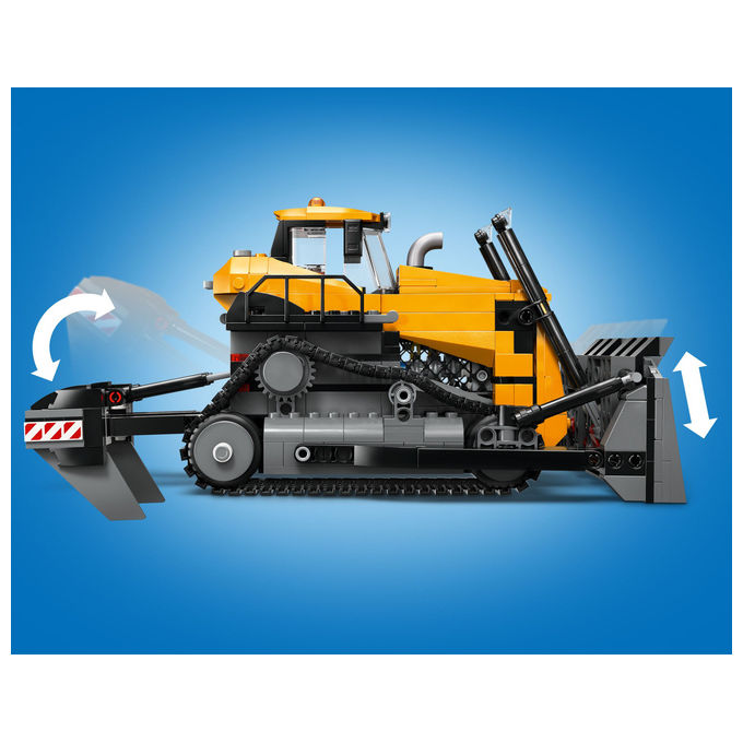 Lego City Bulldozer Giallo: Set Costruzioni per Bambini 60466