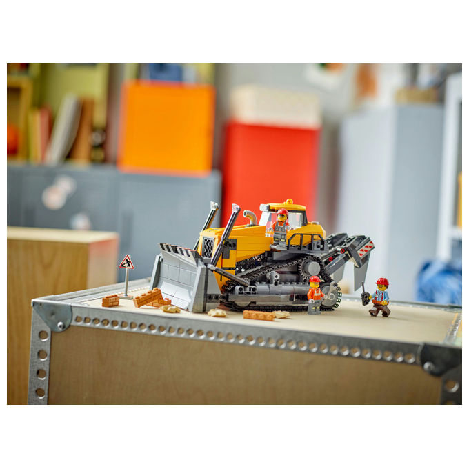 Lego City Bulldozer Giallo: Set Costruzioni per Bambini 60466