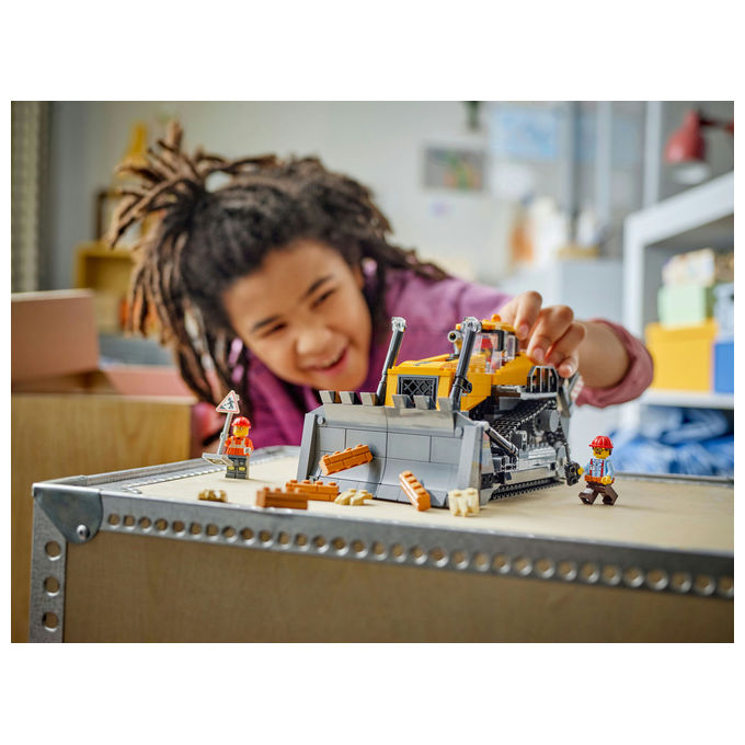 Lego City Bulldozer Giallo: Set Costruzioni per Bambini 60466