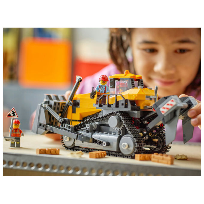 Lego City Bulldozer Giallo: Set Costruzioni per Bambini 60466