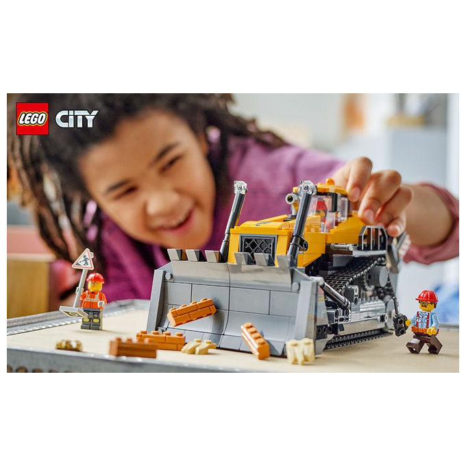 Lego City Bulldozer Giallo: Set Costruzioni per Bambini 60466