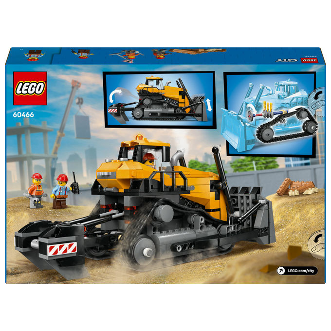 Lego City Bulldozer Giallo: Set Costruzioni per Bambini 60466