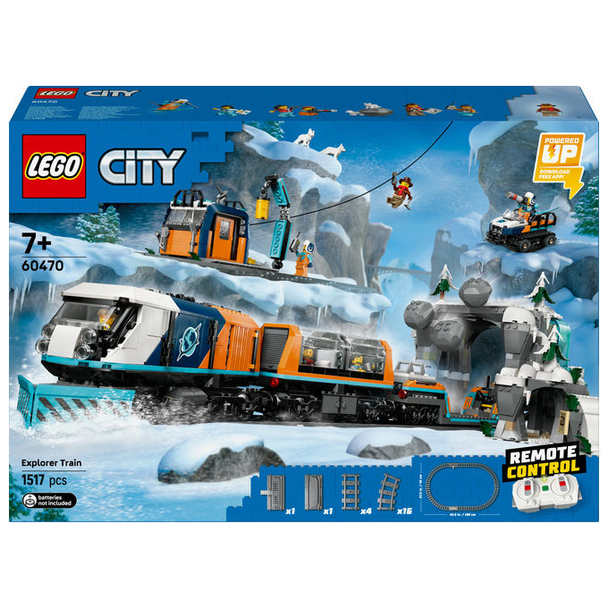 Lego Treno Espresso Artico Esploratori 60470, Set costruzioni
