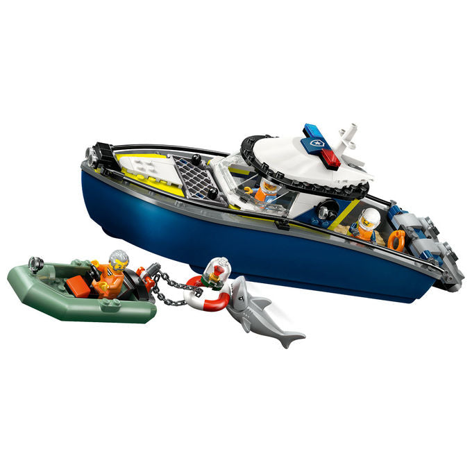 Lego City Inseguimento Motoscafo Polizia, 60456