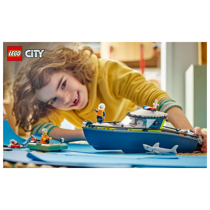 Lego City Inseguimento Motoscafo Polizia, 60456