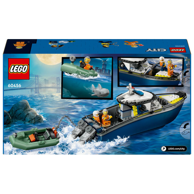 Lego City Inseguimento Motoscafo Polizia, 60456