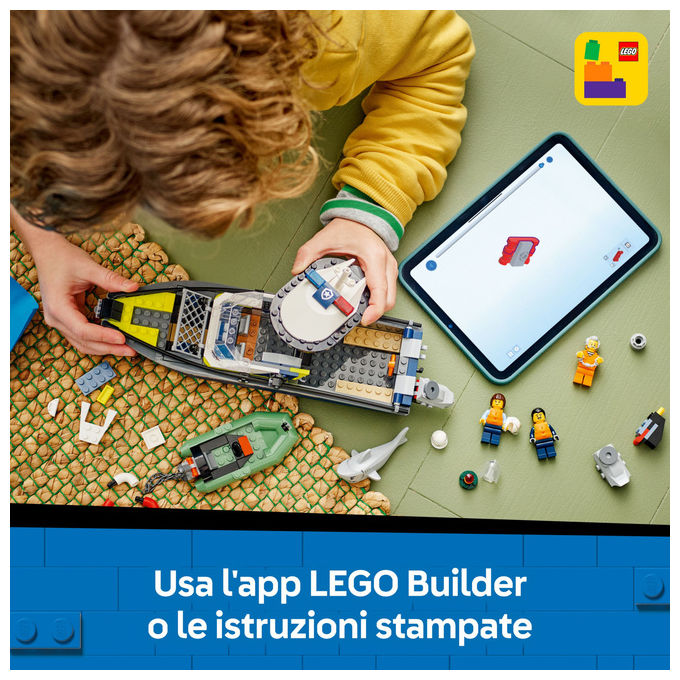 Lego City Inseguimento Motoscafo Polizia, 60456