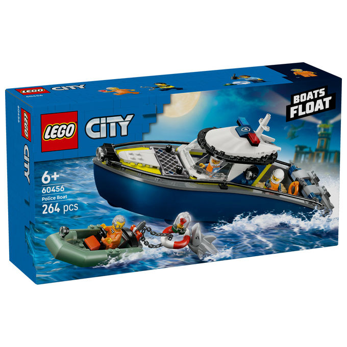 Lego City Inseguimento Motoscafo Polizia, 60456