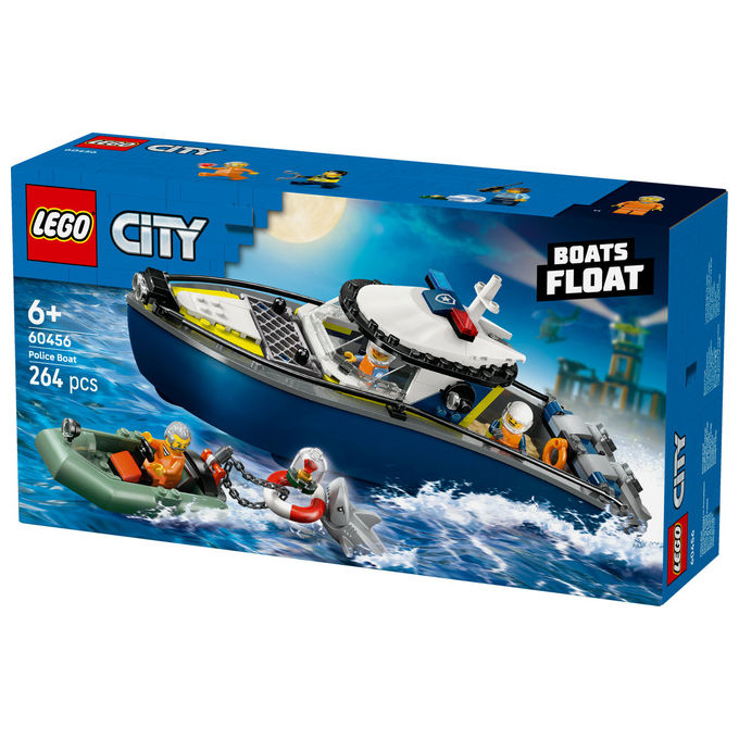 Lego City Inseguimento Motoscafo Polizia, 60456