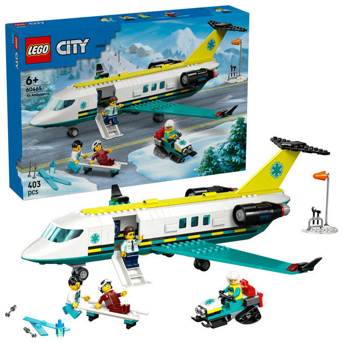 LEGO Aereo Ambulanza di Emergenza 6+ Anni 403 Pezzi