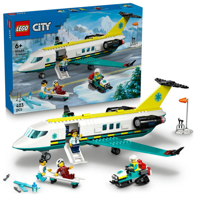 LEGO Aereo Ambulanza di Emergenza 6+ Anni 403 Pezzi