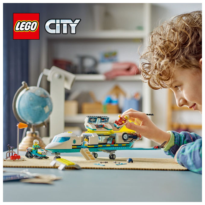 LEGO Aereo Ambulanza di Emergenza 6+ Anni 403 Pezzi