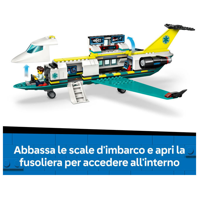 LEGO Aereo Ambulanza di Emergenza 6+ Anni 403 Pezzi