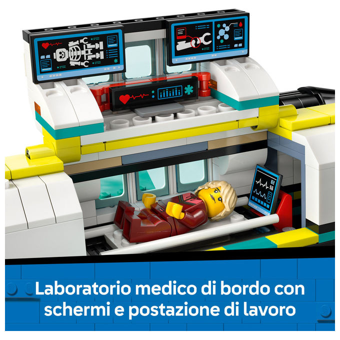 LEGO Aereo Ambulanza di Emergenza 6+ Anni 403 Pezzi