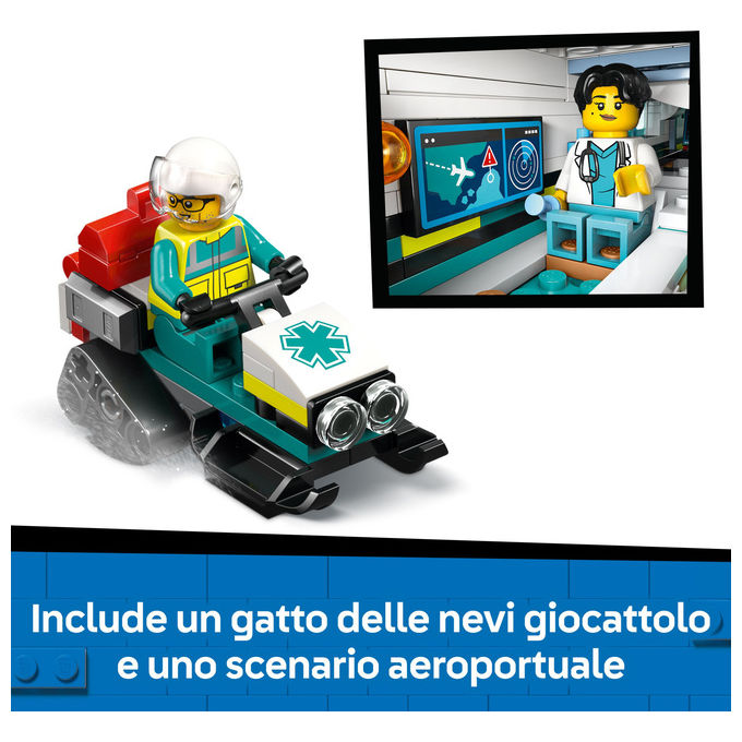 LEGO Aereo Ambulanza di Emergenza 6+ Anni 403 Pezzi