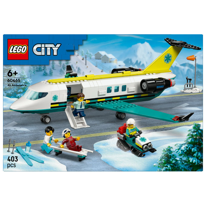 LEGO Aereo Ambulanza di Emergenza 6+ Anni 403 Pezzi
