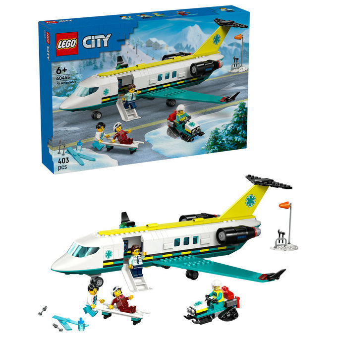 LEGO Aereo Ambulanza di Emergenza 6+ Anni 403 Pezzi