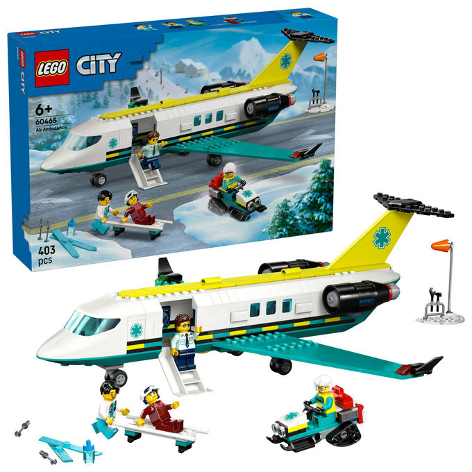 LEGO Aereo Ambulanza di Emergenza 6+ Anni 403 Pezzi